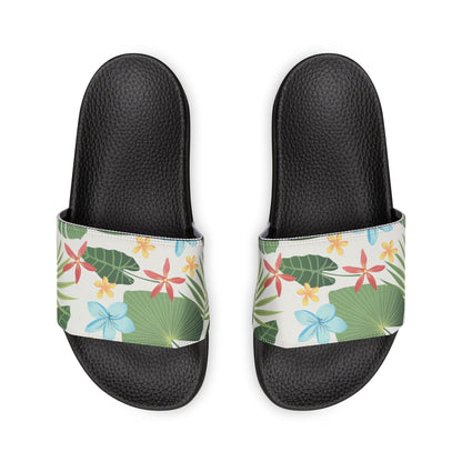 "Caribbean Leaf Carnival" Women's Beach Sandals