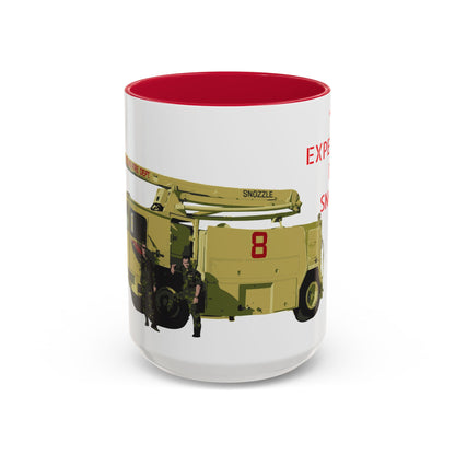 P-19 Experimental “Snozzle Test Rig” Crash Fire Rescue Coffee Mug by Island Vibes For Life