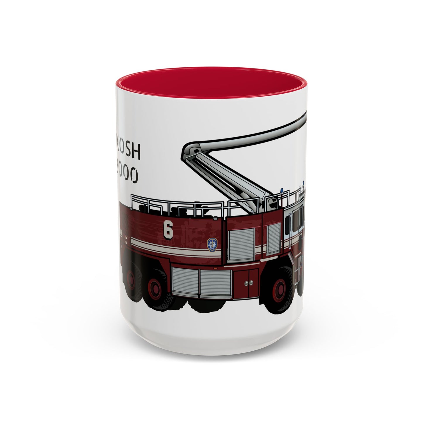 Oshkosh T-3000 Crash Fire Rescue Coffee Mug by Island Vibes For Life