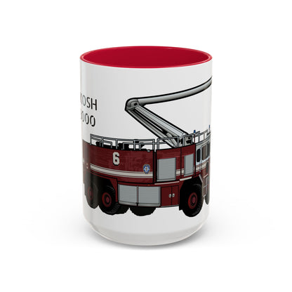 Oshkosh T-3000 Crash Fire Rescue Coffee Mug by Island Vibes For Life