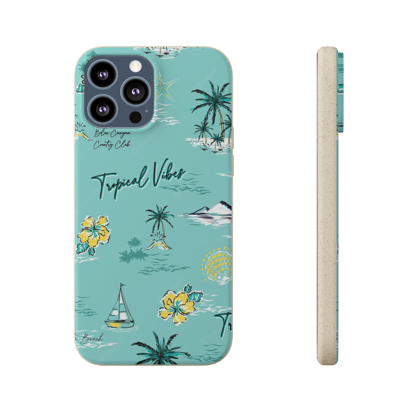 "Tropical Vibes" Eco Biodegradable Phone Cases - iPhone and Galaxy