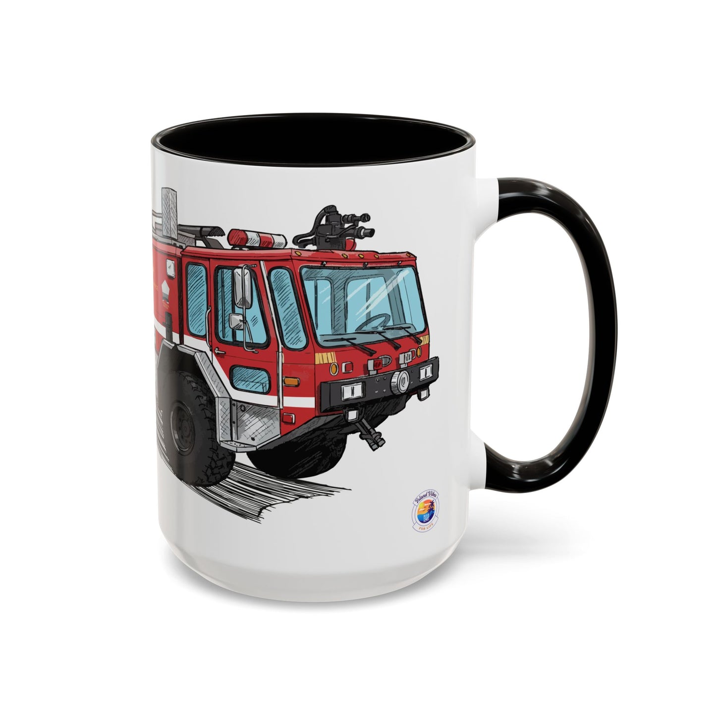 E-One Titan Foam 161 CFR Truck Fundraiser Coffee Mug by Island Vibes For Life