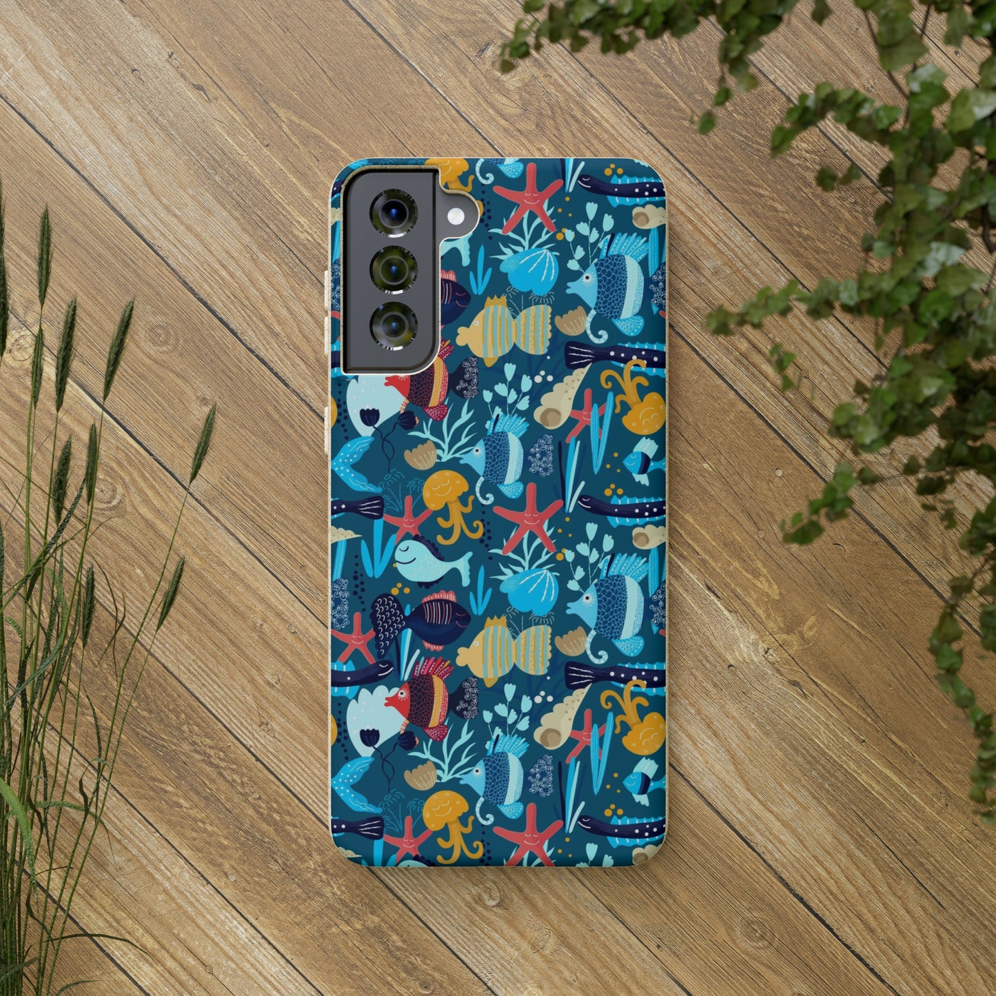 "Aqua Wonderland" Eco Biodegradable Cases - iPhone and Galaxy