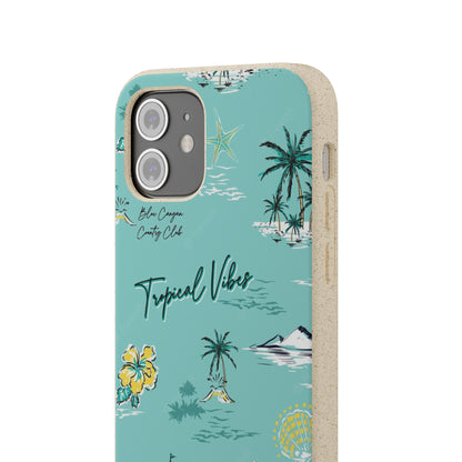 "Tropical Vibes" Eco Biodegradable Phone Cases - iPhone and Galaxy