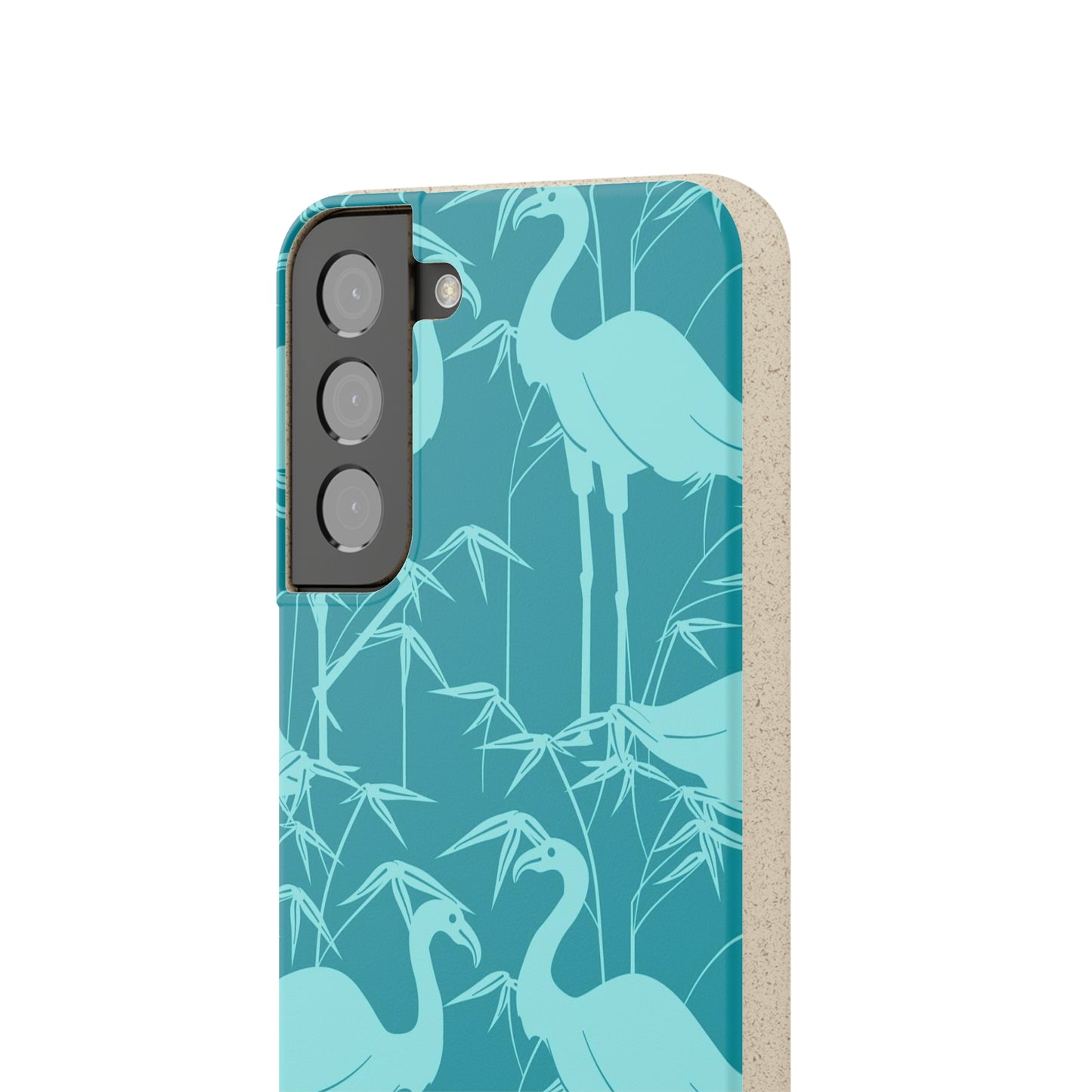 "Egrets in Teal" Eco Biodegradable Cases - iPhone and Galaxy