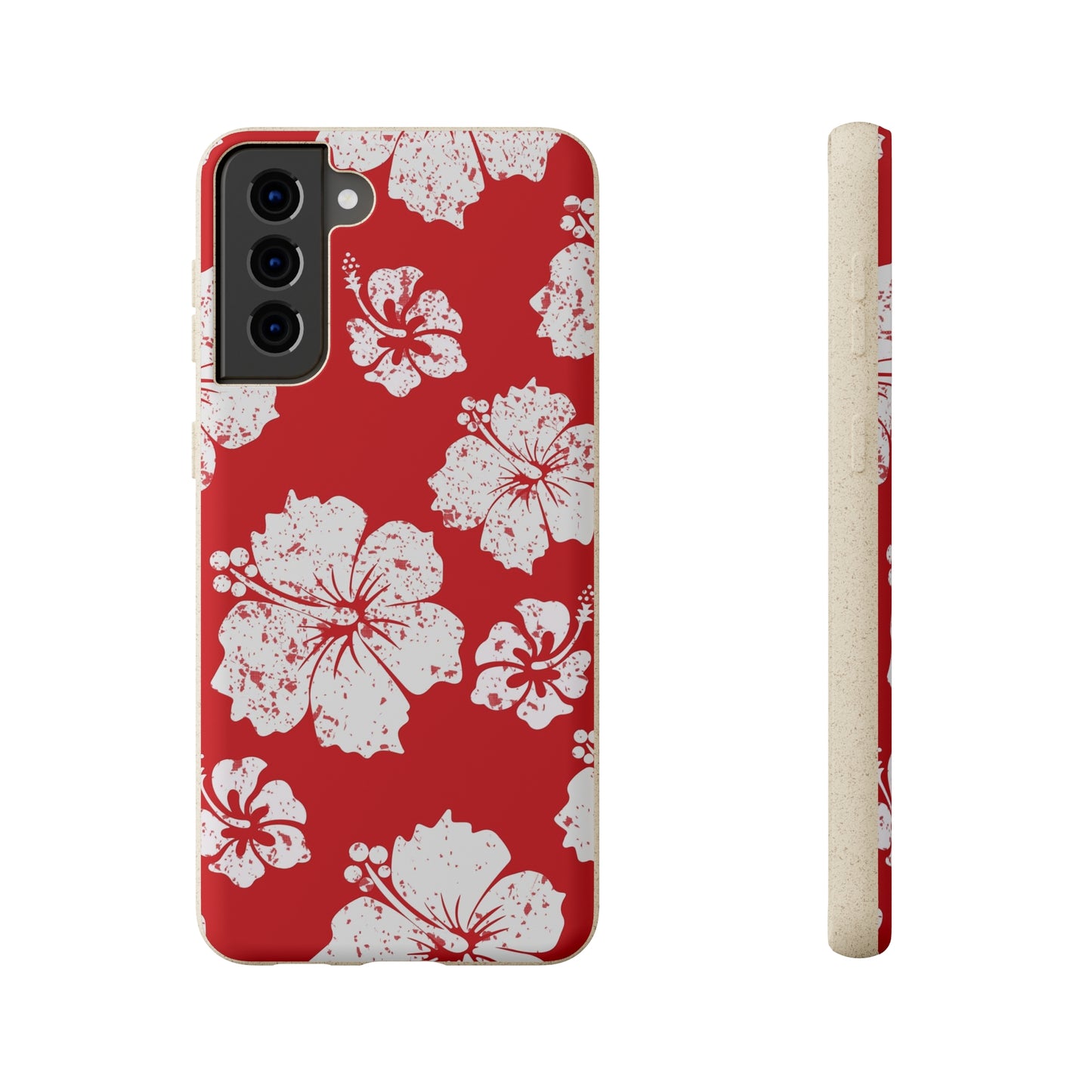 "Hibiscus Hues" Eco Biodegradable Phone Cases - iPhone and Galaxy