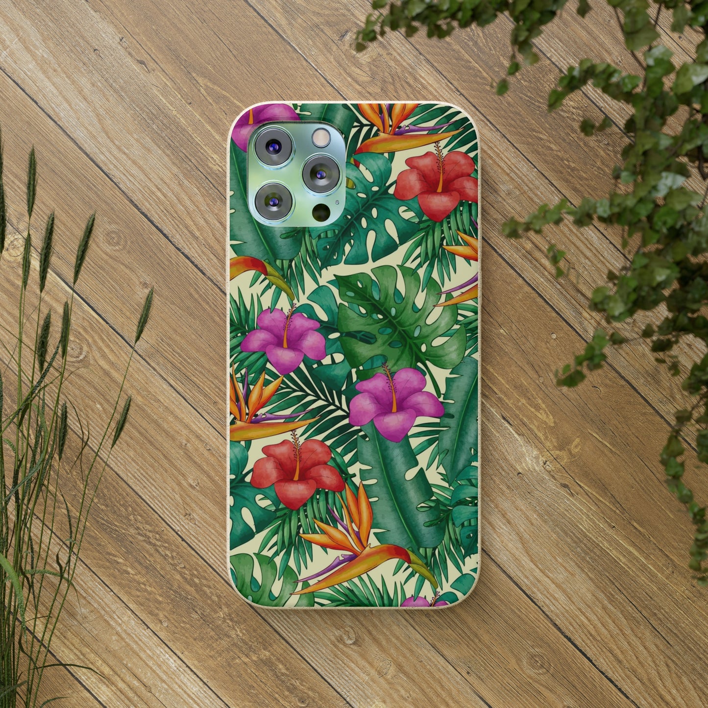 "Bird of Paradise Delight"  Eco Biodegradable Phone Cases - iPhone and Galaxy