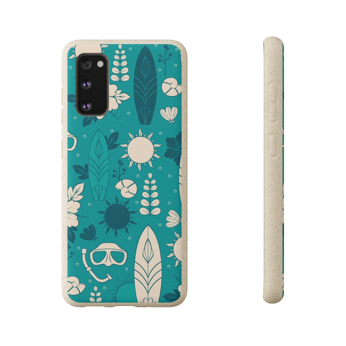 "Surf's Up, Dive Down" Eco Biodegradable Cases - iPhone and Galaxy