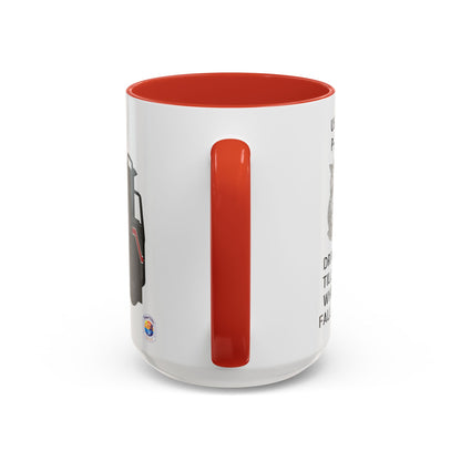 A/S 32 P-23 “Drive It Till the Wheels Fall Off” Crash Fire Rescue Coffee Mug by Island Vibes For Life