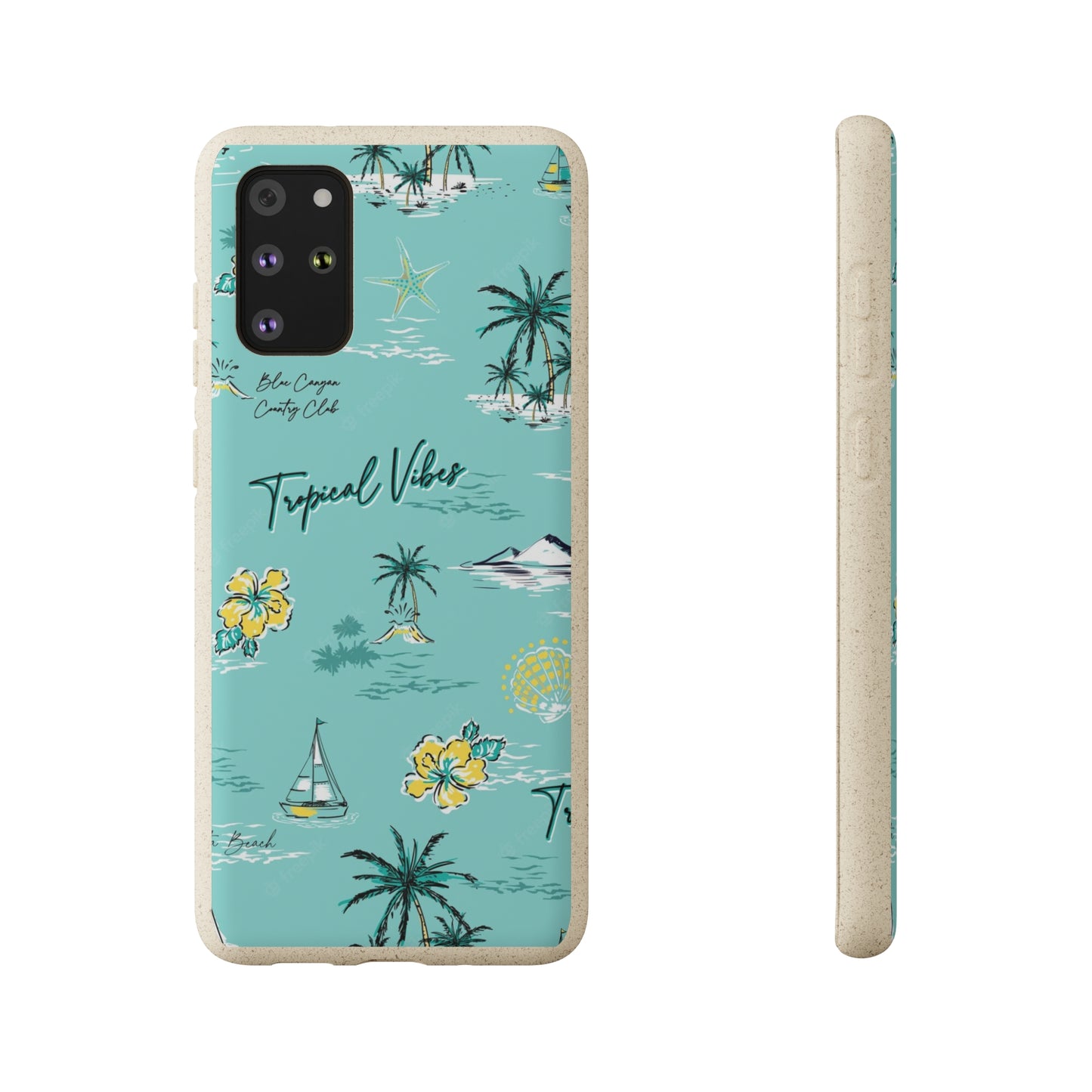 "Tropical Vibes" Eco Biodegradable Phone Cases - iPhone and Galaxy