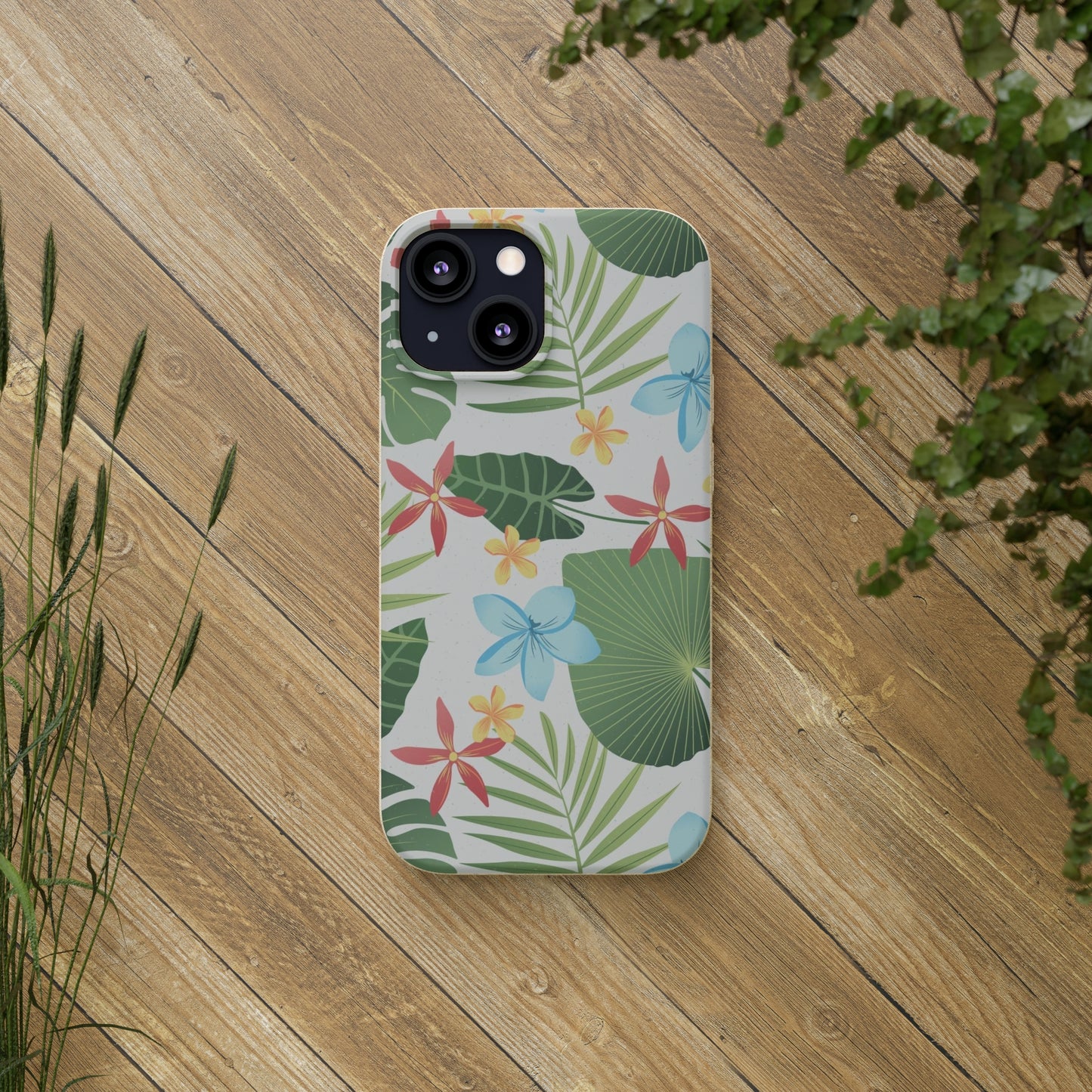 "Caribbean Leaf Carnival"  Eco Biodegradable Phone Cases - iPhone and Galaxy