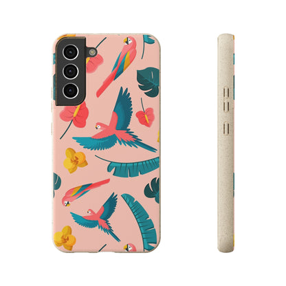 "Colorful Plumage"  Eco Biodegradable Phone Cases - iPhone and Galaxy