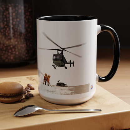 HH-43 Rescue Coffee Mug -  USAF ARFF Huskie Helicopter Mug exclusive by Island Vibes For Life