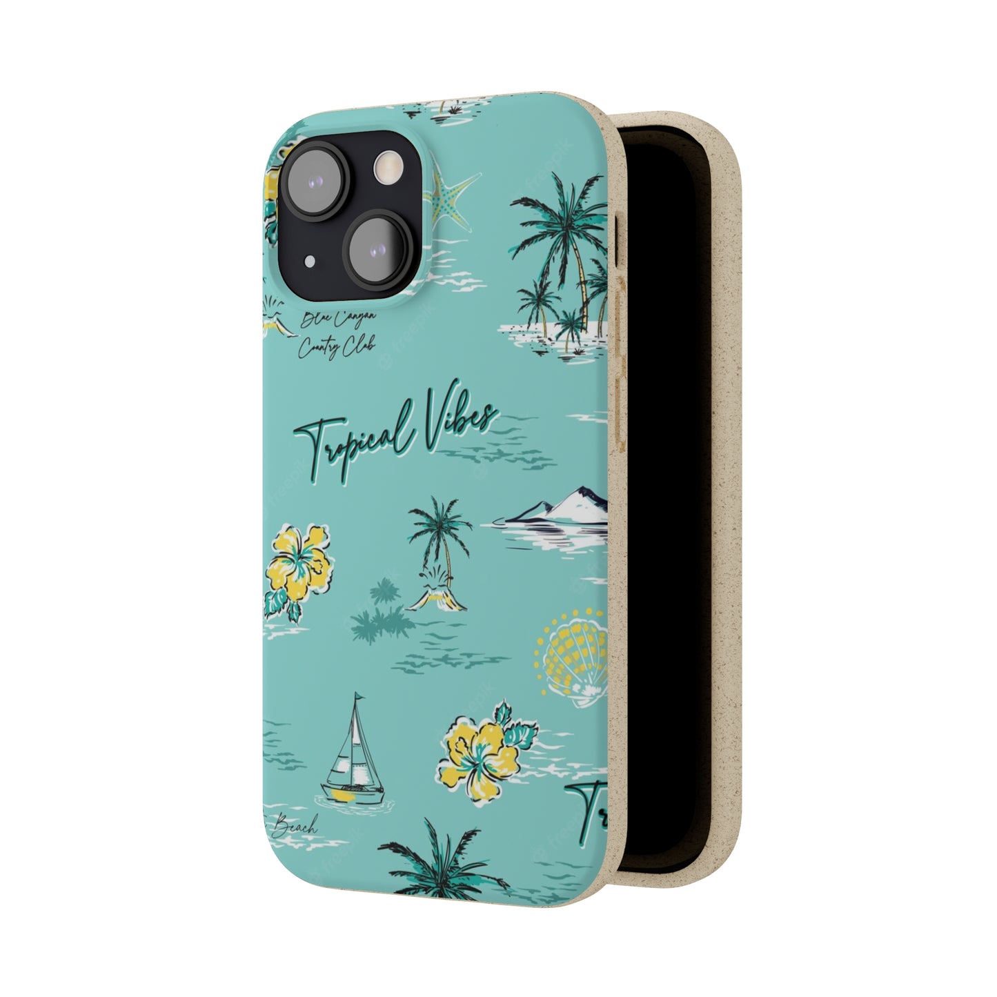 "Tropical Vibes" Eco Biodegradable Phone Cases - iPhone and Galaxy