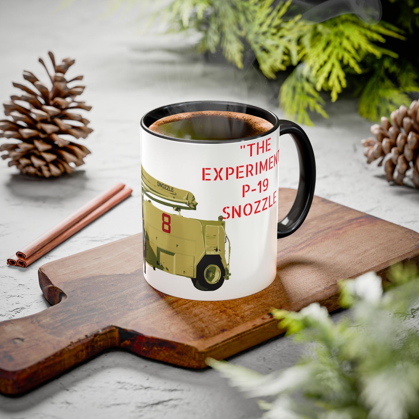 P-19 Experimental “Snozzle Test Rig” Crash Fire Rescue Coffee Mug by Island Vibes For Life