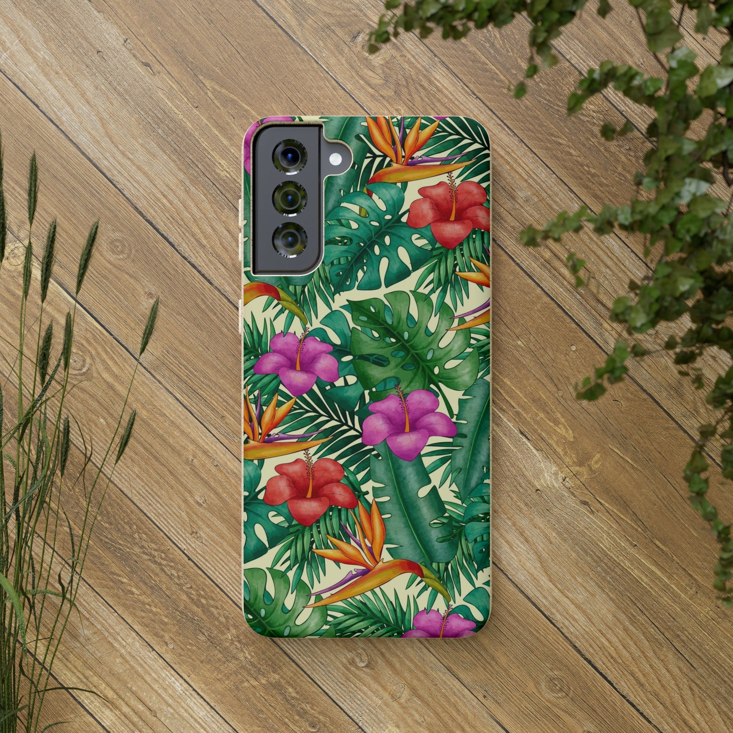 "Bird of Paradise Delight"  Eco Biodegradable Phone Cases - iPhone and Galaxy