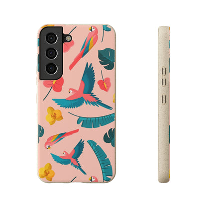 "Colorful Plumage"  Eco Biodegradable Phone Cases - iPhone and Galaxy