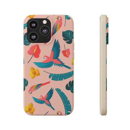 "Colorful Plumage"  Eco Biodegradable Phone Cases - iPhone and Galaxy