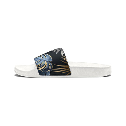 "Paradise Palms at Midnight" Men's Beach Sandals