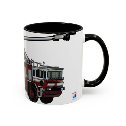 Oshkosh T-3000 Crash Fire Rescue Coffee Mug by Island Vibes For Life