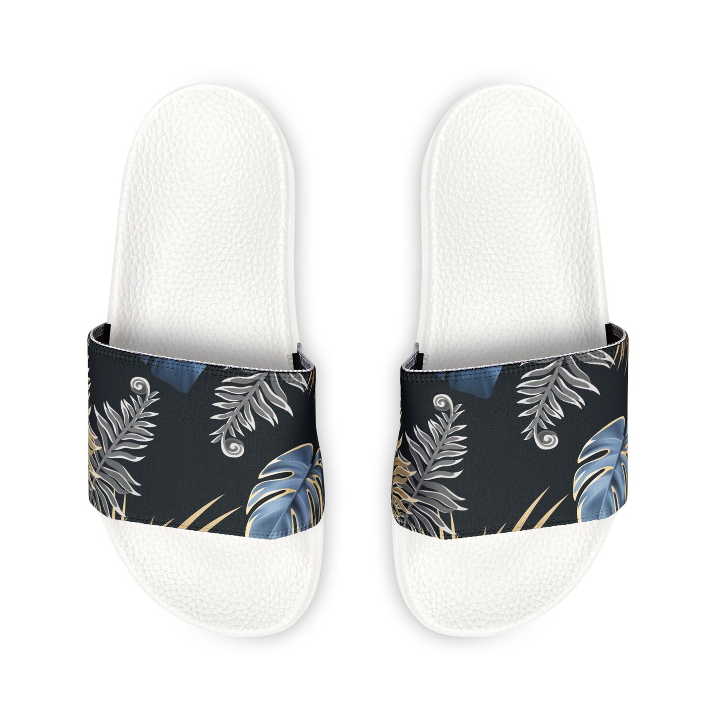 "Paradise Palms at Midnight" Men's Beach Sandals