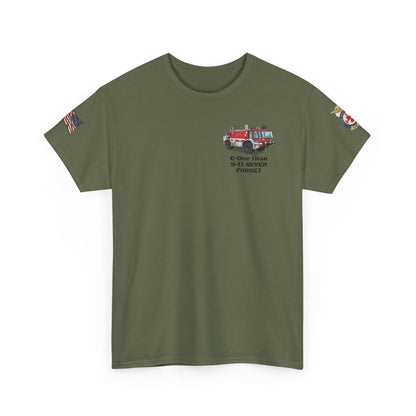 E-One Titan Foam 161 9-11 Pentagon Truck Fundraiser Tee by Island Vibes For Life