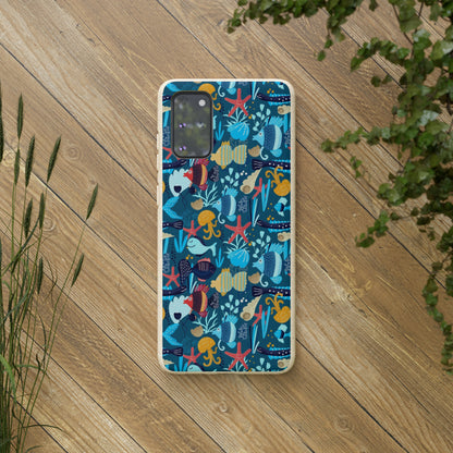 "Aqua Wonderland" Eco Biodegradable Cases - iPhone and Galaxy