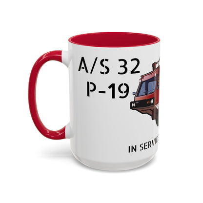 A/S 32 P-19 Crash Fire Rescue Coffee Mug by Island Vibes For Life