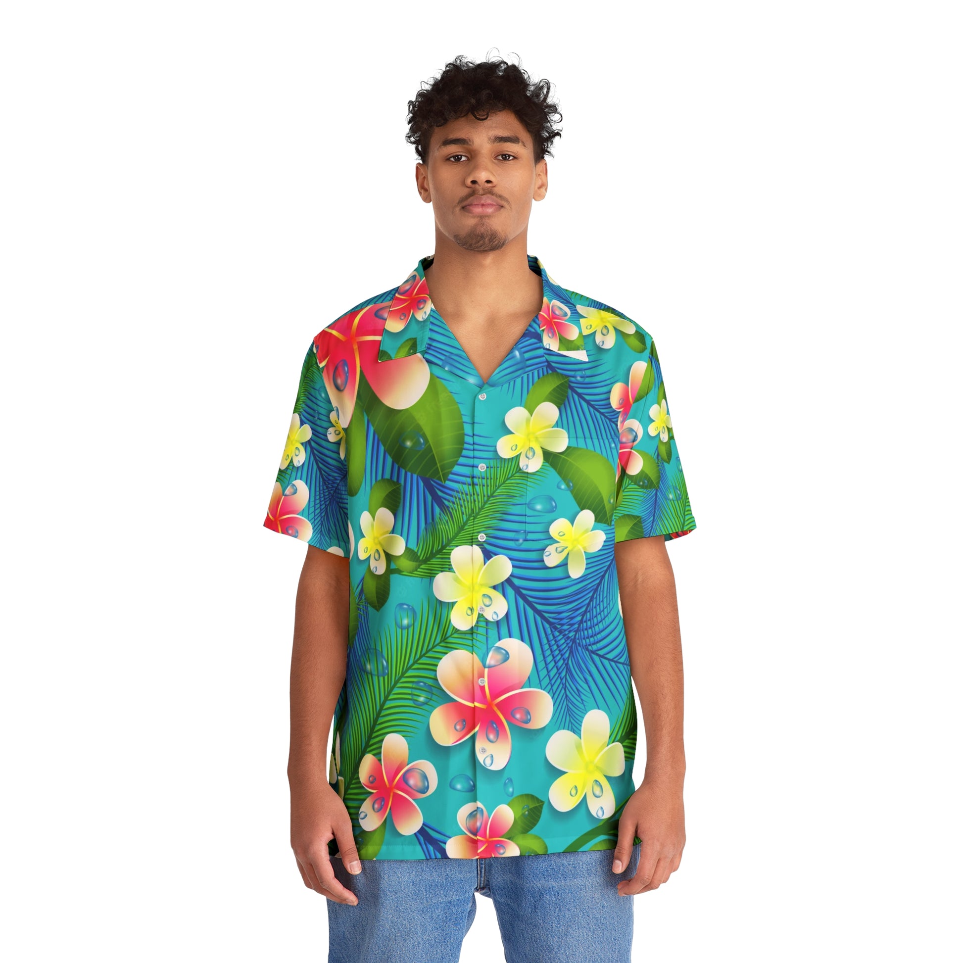 "Lush Jungle" Hawaiian Shirt -Polyester - Island Vibes For Life