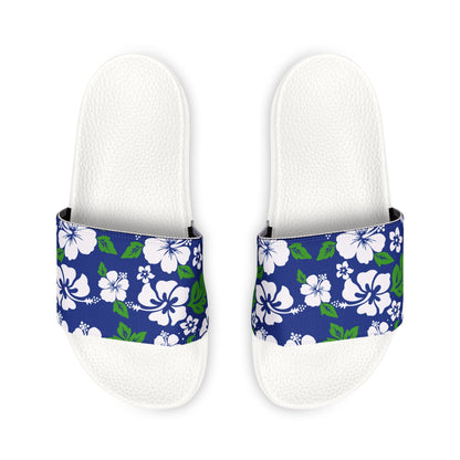 "Aloha Spirit Blooms" Men's Beach Sandals