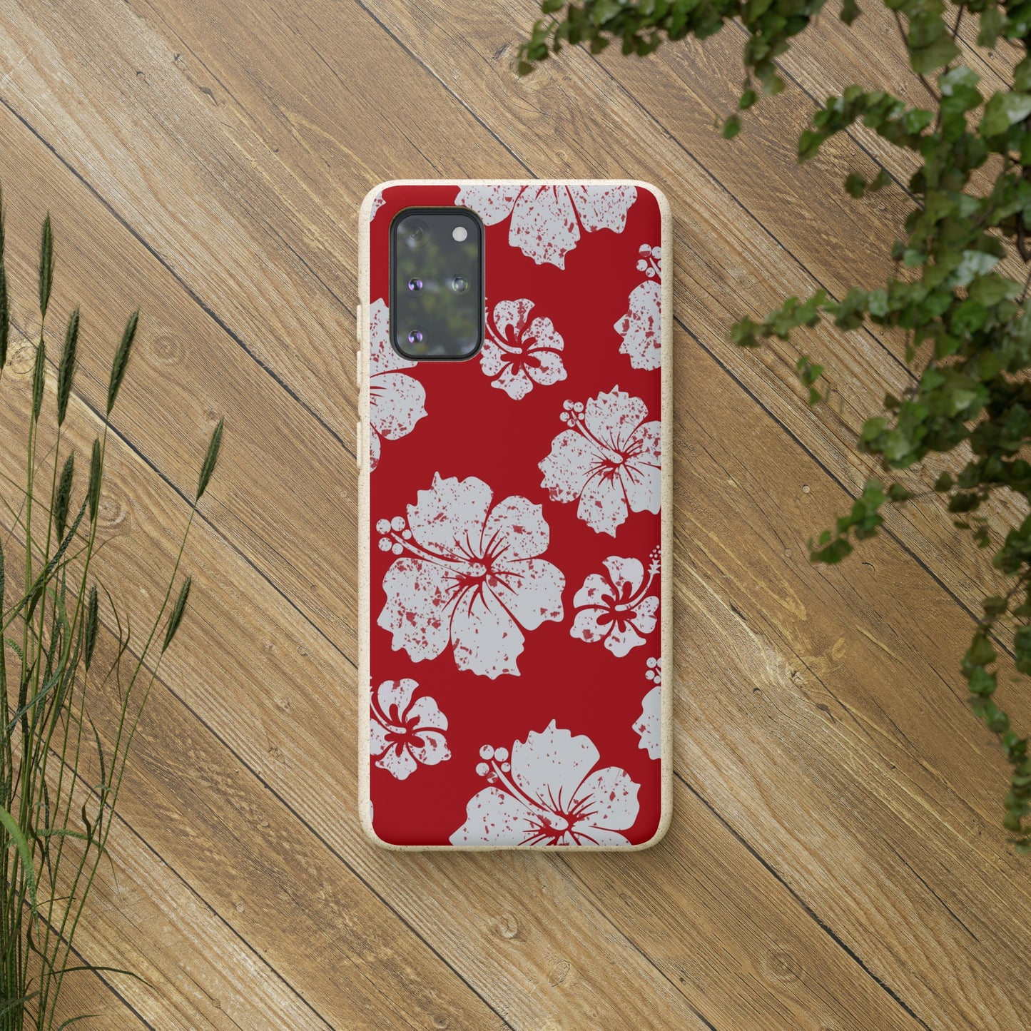 "Hibiscus Hues" Eco Biodegradable Phone Cases - iPhone and Galaxy