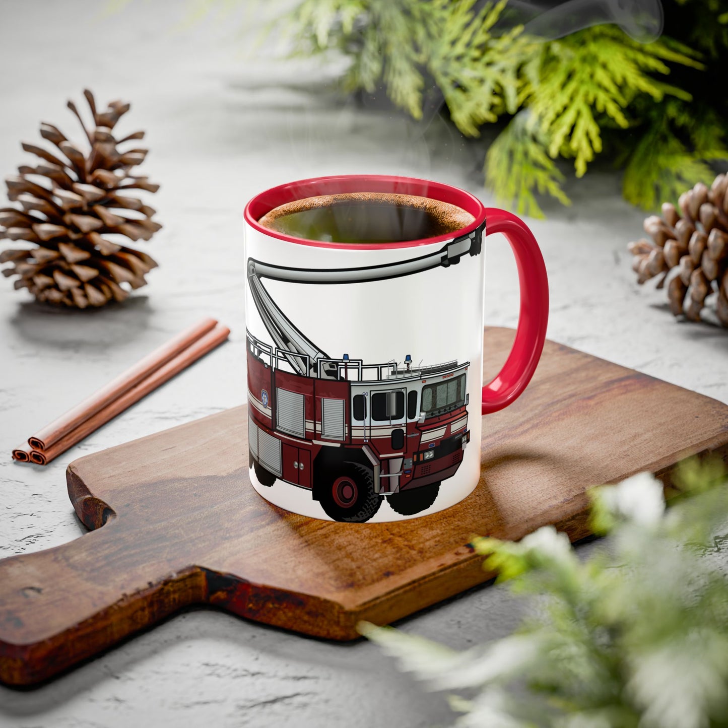 Oshkosh T-3000 Crash Fire Rescue Coffee Mug by Island Vibes For Life