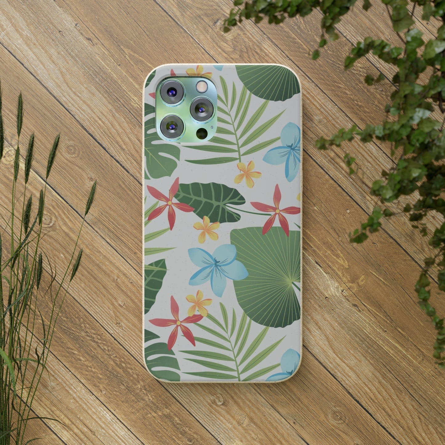 "Caribbean Leaf Carnival"  Eco Biodegradable Phone Cases - iPhone and Galaxy