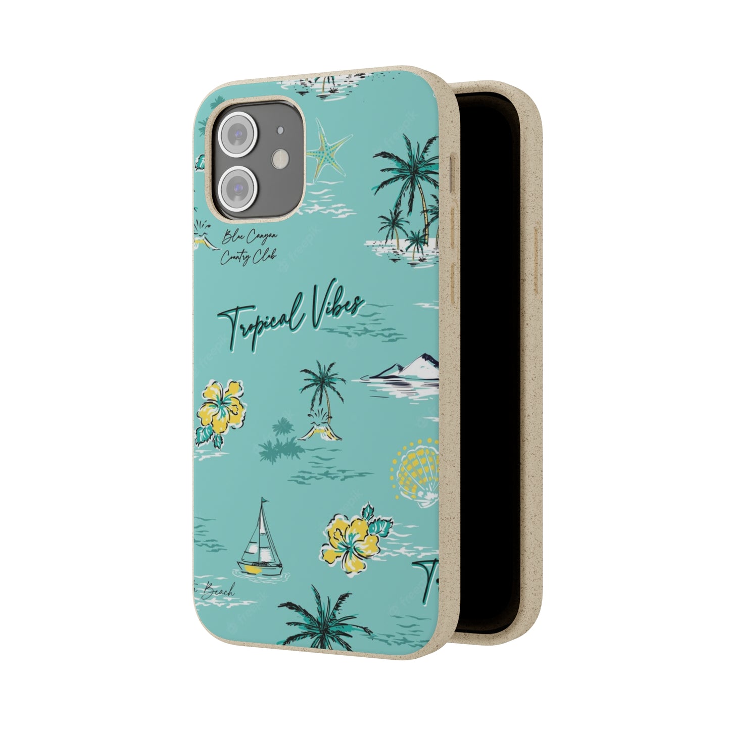 "Tropical Vibes" Eco Biodegradable Phone Cases - iPhone and Galaxy