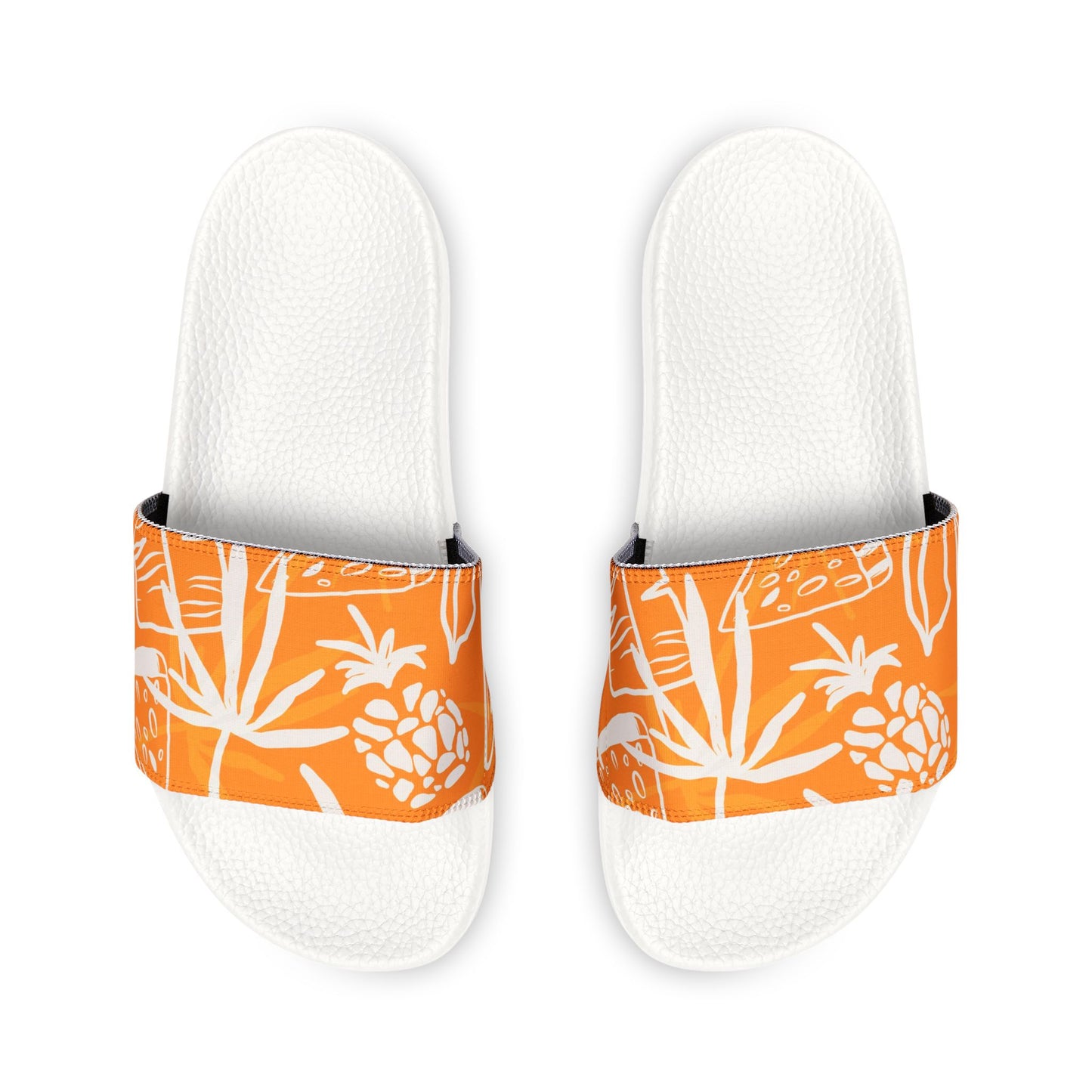 "Orange Pineapple Papaya Fusion" Women's Beach Sandals