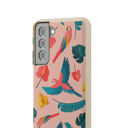 "Colorful Plumage"  Eco Biodegradable Phone Cases - iPhone and Galaxy