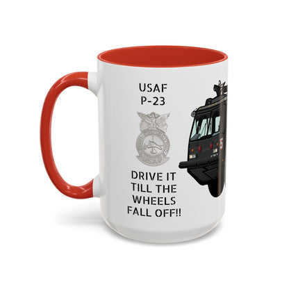 A/S 32 P-23 “Drive It Till the Wheels Fall Off” Crash Fire Rescue Coffee Mug by Island Vibes For Life