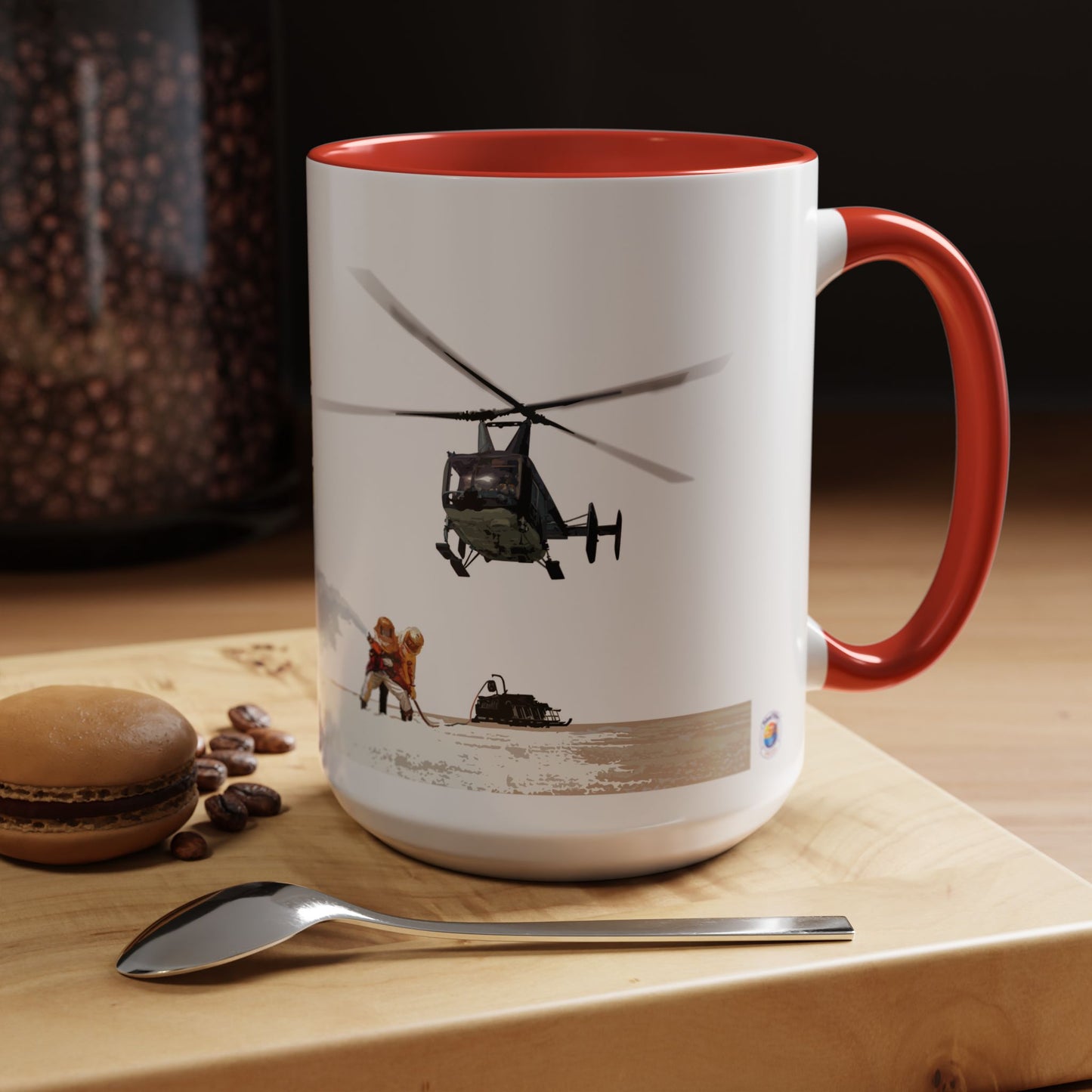 HH-43 Rescue Coffee Mug -  USAF ARFF Huskie Helicopter Mug exclusive by Island Vibes For Life