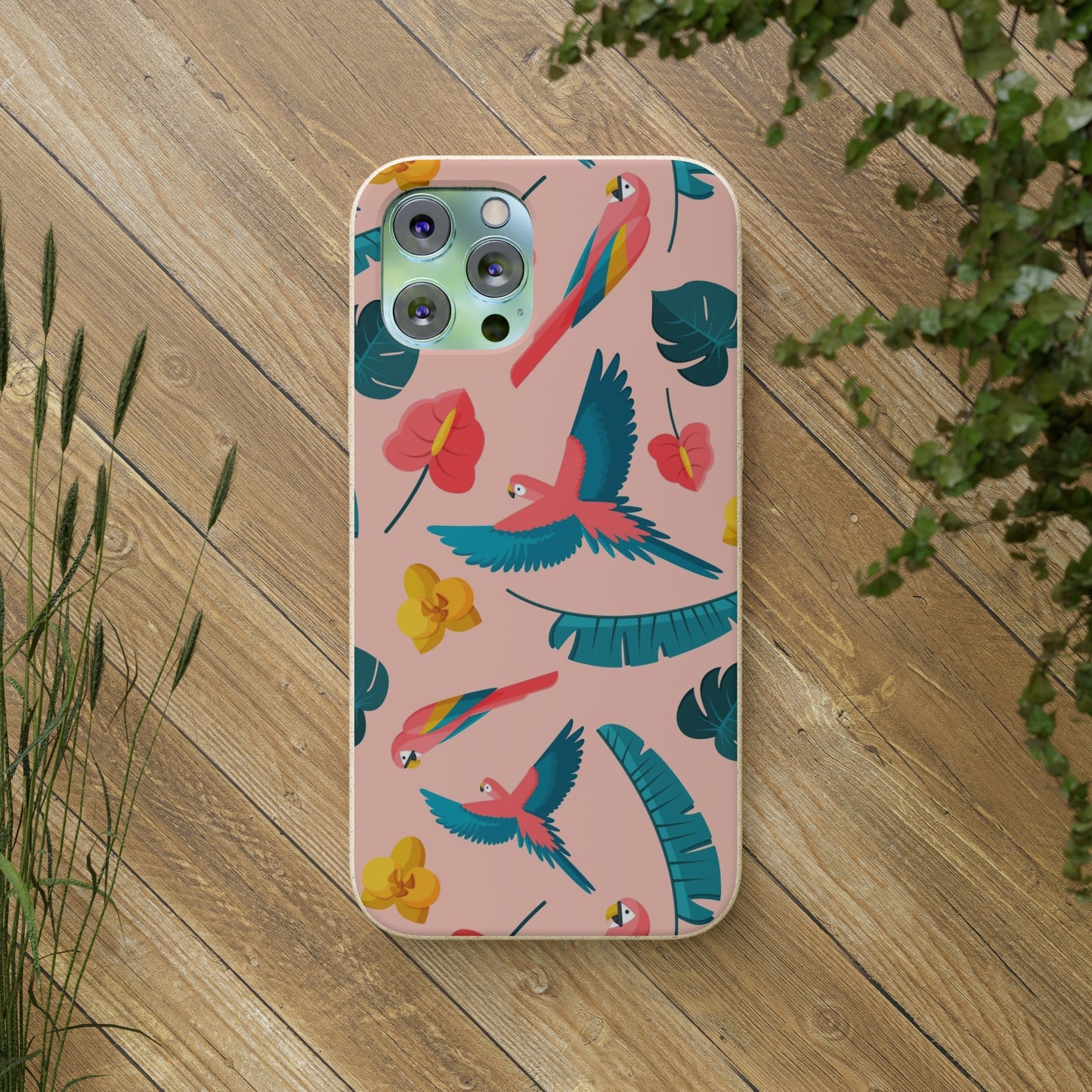 "Colorful Plumage"  Eco Biodegradable Phone Cases - iPhone and Galaxy