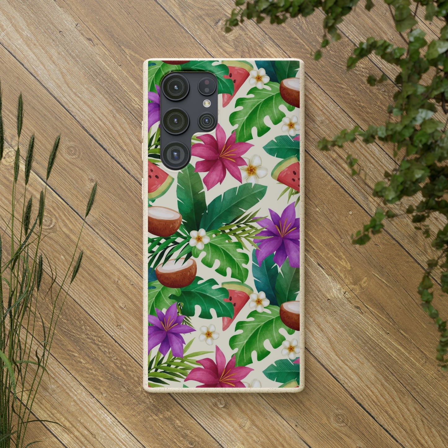 "Exotic Fruit Blossom" Eco Biodegradable Cases - iPhone and Galaxy