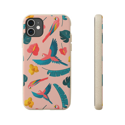 "Colorful Plumage"  Eco Biodegradable Phone Cases - iPhone and Galaxy