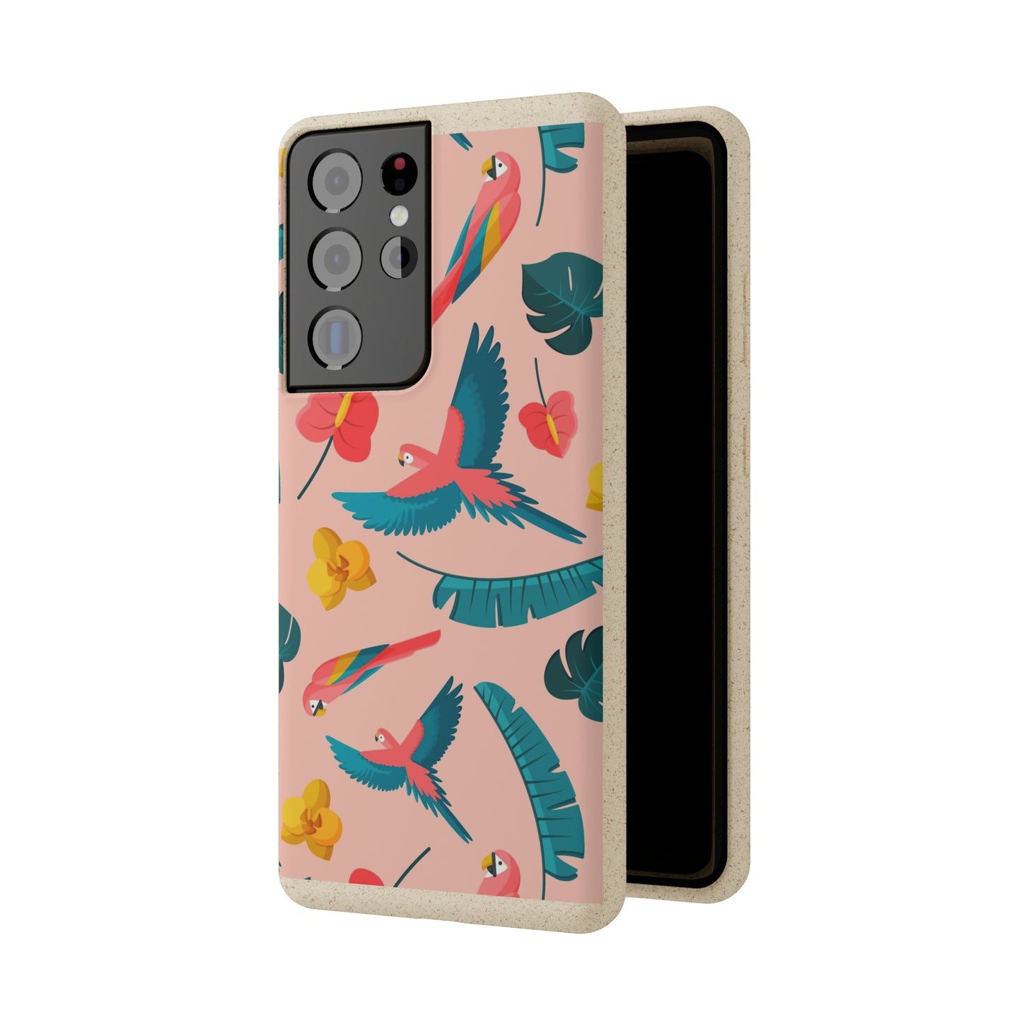 "Colorful Plumage"  Eco Biodegradable Phone Cases - iPhone and Galaxy