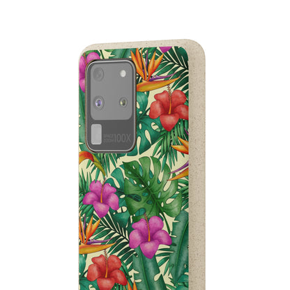 "Bird of Paradise Delight"  Eco Biodegradable Phone Cases - iPhone and Galaxy