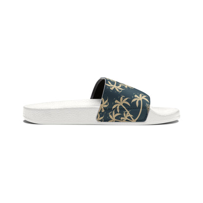 "Earthy Bluescape Oasis" Women's Beach Sandals