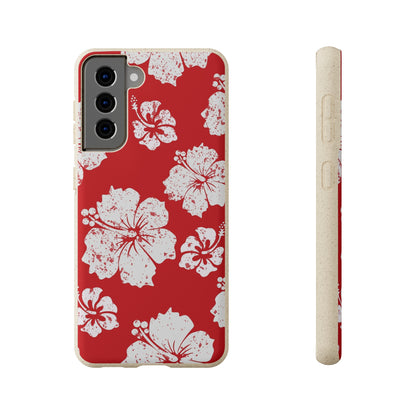 "Hibiscus Hues" Eco Biodegradable Phone Cases - iPhone and Galaxy