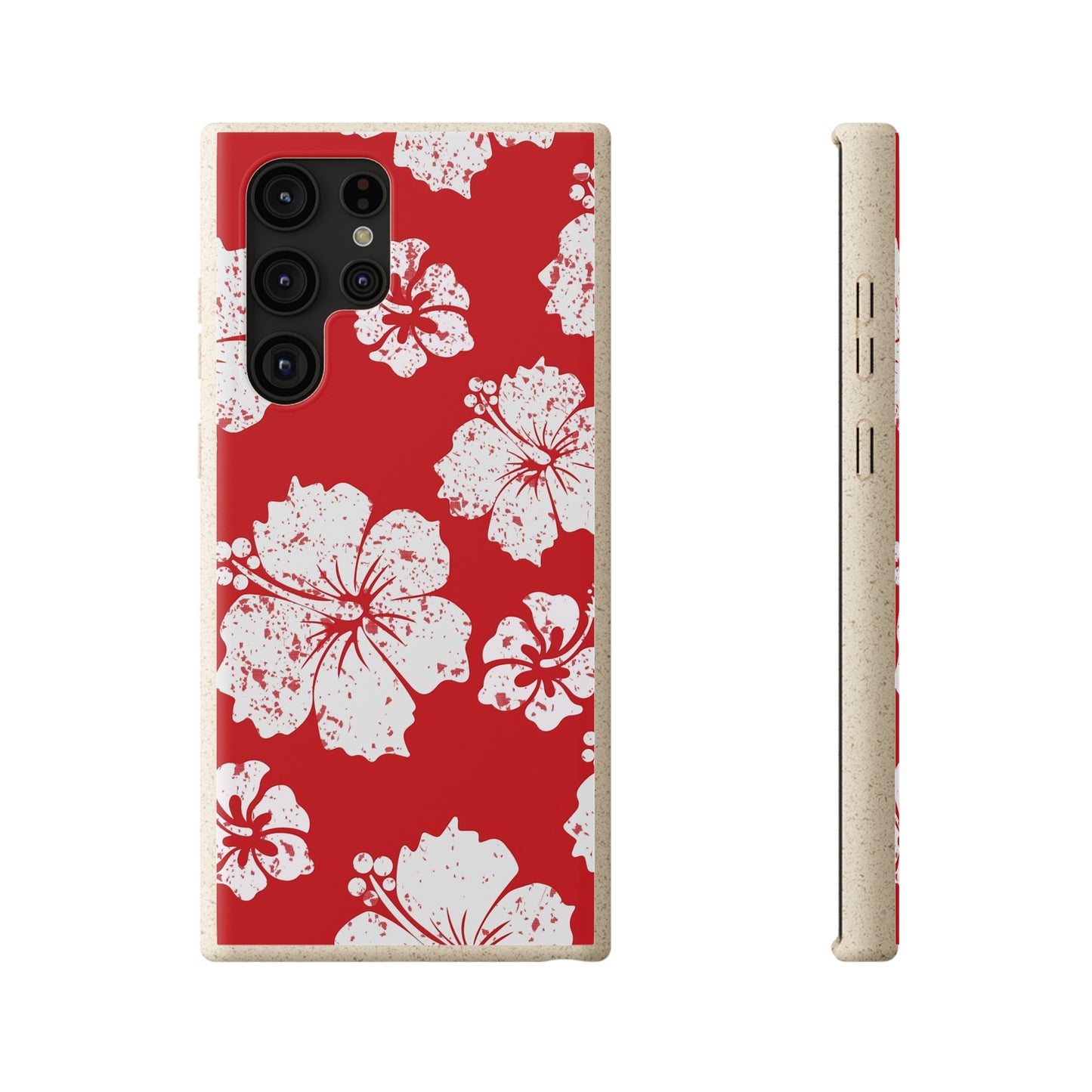 "Hibiscus Hues" Eco Biodegradable Phone Cases - iPhone and Galaxy