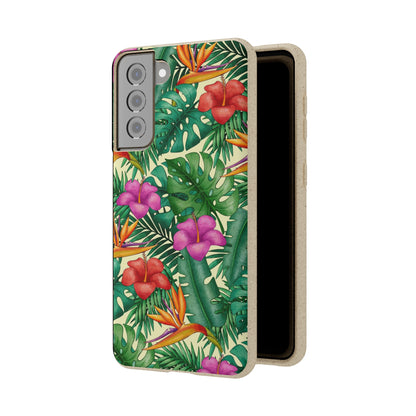 "Bird of Paradise Delight"  Eco Biodegradable Phone Cases - iPhone and Galaxy