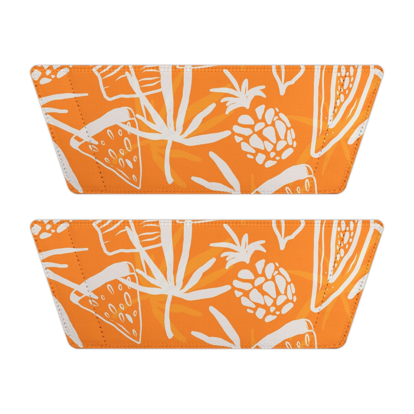 "Orange Pineapple Papaya Fusion" Men's Beach Sandals