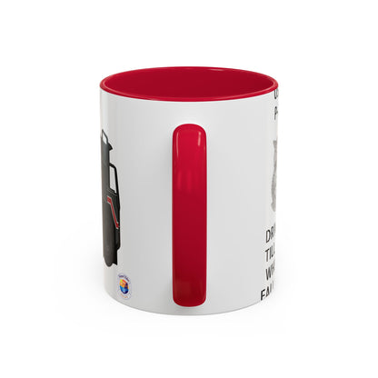 A/S 32 P-23 “Drive It Till the Wheels Fall Off” Crash Fire Rescue Coffee Mug by Island Vibes For Life