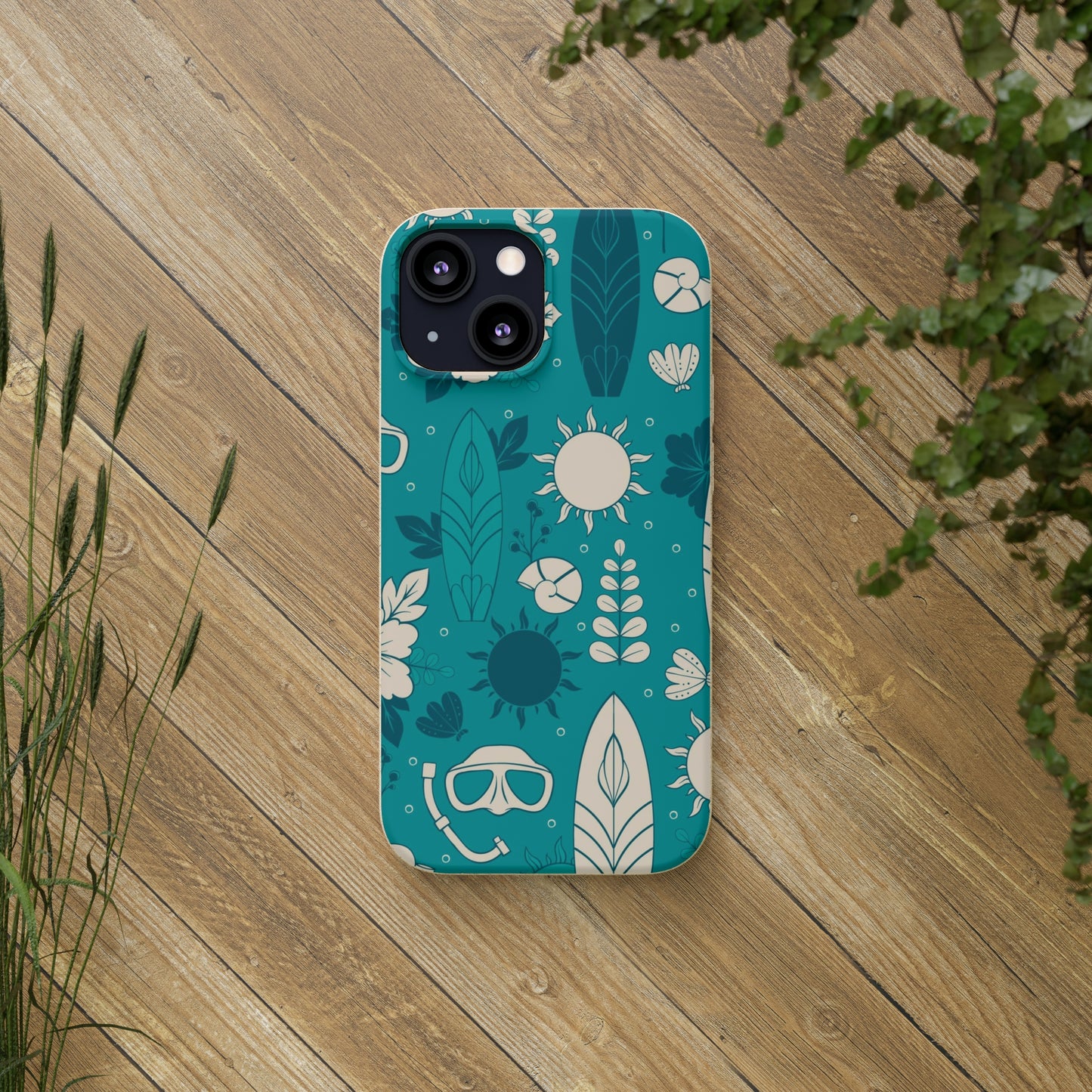 "Surf's Up, Dive Down" Eco Biodegradable Cases - iPhone and Galaxy